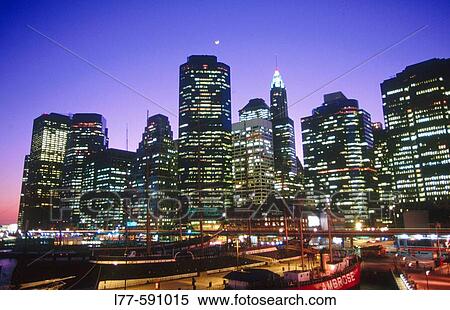 Stock Photography - South Street Seaport. New York City, USA. Fotosearch