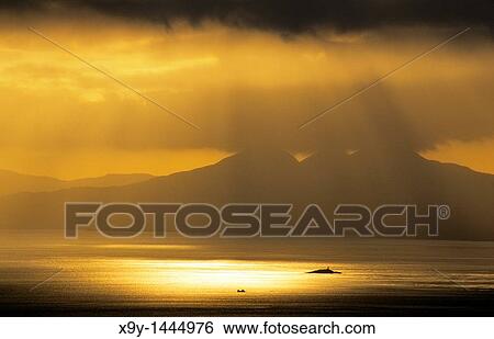 South west over the Sound of Jura toward the Paps of Jura, Inner Hebrides, Argyll, Strathclyde Region, Scotland View Large Photo Image Stock Photograph - South west over the Sound of Jura toward the Paps of Jura, Inner Hebrides, Argyll, Strathclyde Region, Scotland. Fotosearch