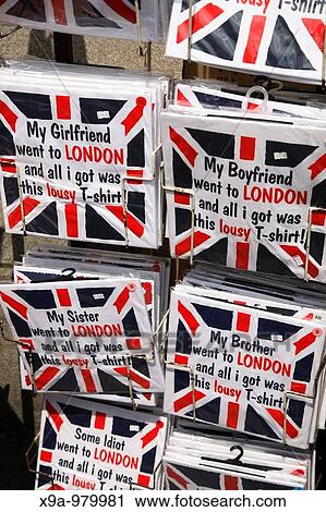 Souvenir T-shirts from London View Large Photo Image Stock Image - Souvenir T-shirts from London. Fotosearch