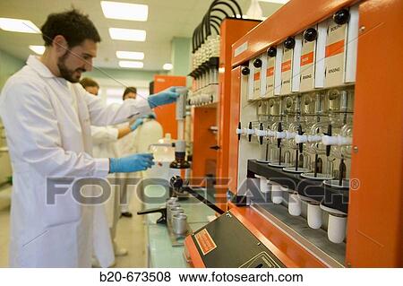 Stock Photo - Soxtec fat extraction, Laboratory of Agri-Environmental Safety, Departamento de Agrosistemas y Recursos Naturales, Neiker Tecnalia, Instituto de Investigaci? n y Desarrollo Agrario, Ganadero, Forestal y del Medio Natural, Derio, Bizkaia, Euskadi, Spain. Fotosearch