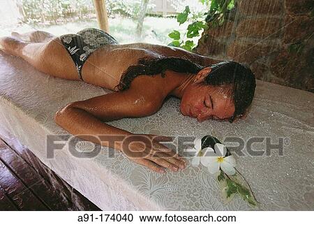 Spa. Moorea Island. French Polynesia View Large Photo Image Stock Image - Spa. Moorea Island. French Polynesia. Fotosearch