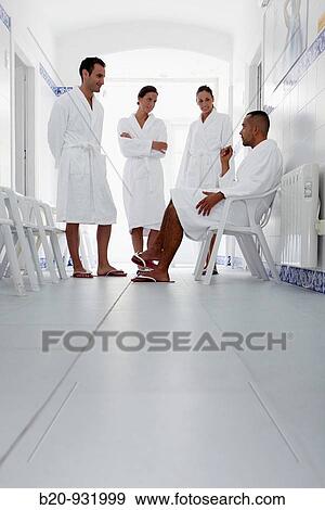 Stock Photo - Spa-relais. Hotel Balneario de Acua, Pontevedra, Galicia, Spain. Fotosearch