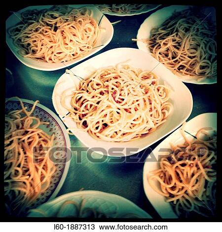 Spaghetti on plate View Large Photo Image Stock Image - Spaghetti on plate. Fotosearch