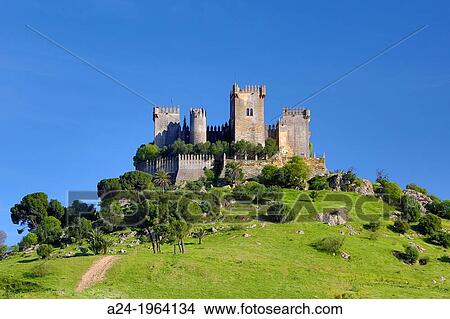 Spain, Andalucia Region, Cordoba Province, Almodovar del Rio City, Almodovar Castle. View Large Photo Image Picture - Spain, Andalucia Region, Cordoba Province, Almodovar del Rio City, Almodovar Castle.. Fotosearch
