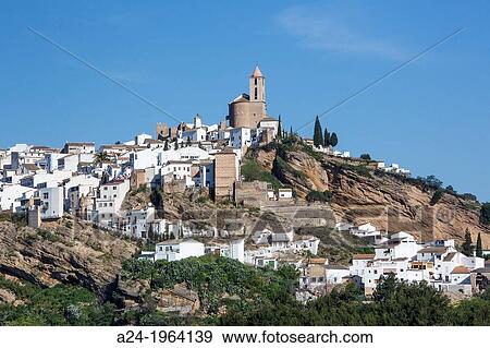 Spain, Andalucia Region, Cordoba Province, Iznajar City. View Large Photo Image Stock Photo - Spain, Andalucia Region, Cordoba Province, Iznajar City.. Fotosearch