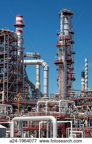 Spain, Andalucia Region, Huelva Province, La Rabida, Oil Refinery. View Large Photo Image Stock Photo - Spain, Andalucia Region, Huelva Province, La Rabida, Oil Refinery.. Fotosearch