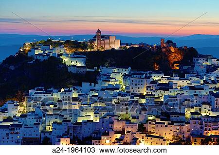 Spain, Andalucia Region, Malaga Province, Casares City. View Large Photo Image Stock Image - Spain, Andalucia Region, Malaga Province, Casares City.. Fotosearch