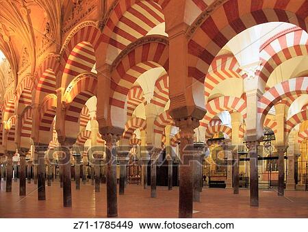 Spain, Andalusia, Cordoba, Mezquita, Cathedral, interior, View Large Photo Image Stock Photo - Spain, Andalusia, Cordoba, Mezquita, Cathedral, interior,. Fotosearch