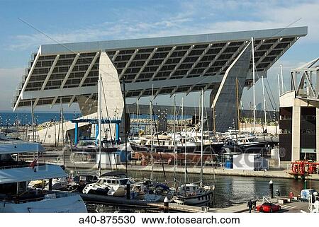 Spain Barcelona Forum harbor Plate photovoltaic View Large Photo Image Stock Image - Spain Barcelona Forum harbor Plate photovoltaic. Fotosearch