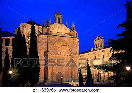 Spain, Castilla Leon, Salamanca, San Esteban convent and church View Large Photo Image Stock Photography - Spain, Castilla Leon, Salamanca, San Esteban convent and church. Fotosearch