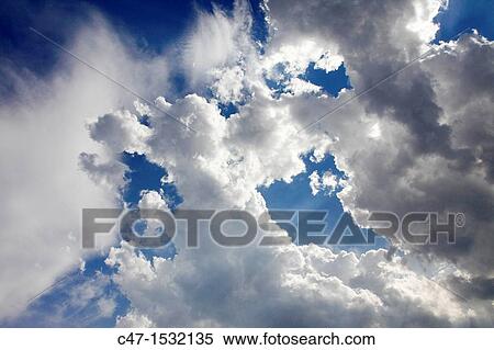 Spain, Catalonia, Lleida province, Vinaixa, Cumulus clouds formations View Large Photo Image Stock Photography - Spain, Catalonia, Lleida province, Vinaixa, Cumulus clouds formations. Fotosearch