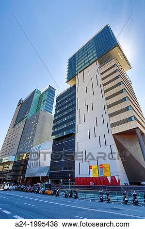 Spain, Catalunya, Barcelona City, Diagonal Mar District. View Large Photo Image Stock Photo - Spain, Catalunya, Barcelona City, Diagonal Mar District.. Fotosearch