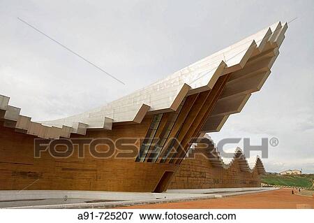 Spain, Euskadi, Rioja, historic city of Laguardia, the winery Ysios by architect Santiago Calatrava. View Large Photo Image Stock Photo - Spain, Euskadi, Rioja, historic city of Laguardia, the winery Ysios by architect Santiago Calatrava.. Fotosearch