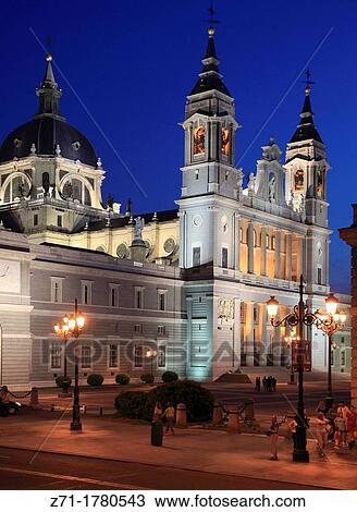 Spain, Madrid, Catedral de la Almudena, cathedral, View Large Photo Image Stock Image - Spain, Madrid, Catedral de la Almudena, cathedral,. Fotosearch