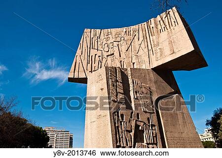 Spain. Madrid. Plaza del Descubrimiento de America (America Discovery Square). Monument to the Discovery of America, work of Joaquin Vaquero Turcios (1997). View Large Photo Image Stock Photograph - Spain. Madrid. Plaza del Descubrimiento de America (America Discovery Square). Monument to the Discovery of America, work of Joaquin Vaquero Turcios (1997).. Fotosearch