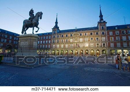 Spain. Madrid. Plaza Mayor View Large Photo Image Stock Image - Spain. Madrid. Plaza Mayor. Fotosearch