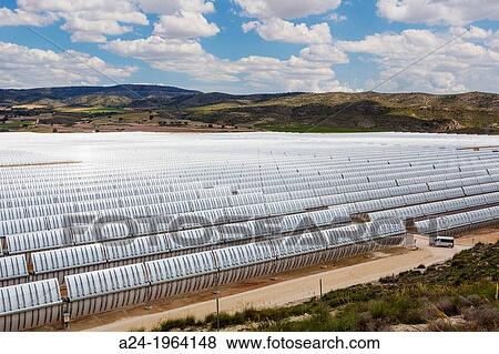 Spain, Murcia Province, solar energy. View Large Photo Image Stock Photo - Spain, Murcia Province, solar energy.. Fotosearch