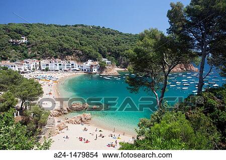 Spain, spring 2011, Girona Province, Costa Brava, Tamariu View Large Photo Image Picture - Spain, spring 2011, Girona Province, Costa Brava, Tamariu. Fotosearch