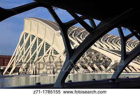 Spain, Valencia, City of Arts and Sciences, Museu de las Ciencias, View Large Photo Image Stock Photography - Spain, Valencia, City of Arts and Sciences, Museu de las Ciencias,. Fotosearch