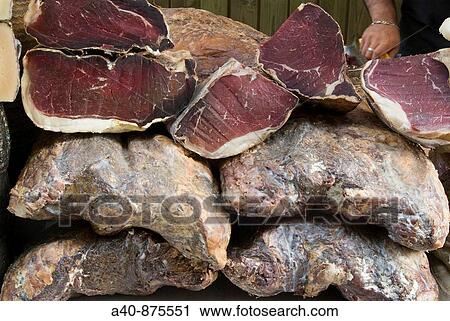Spain Vic Seling traditional charcuterie View Large Photo Image Stock Image - Spain Vic Seling traditional charcuterie. Fotosearch