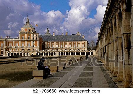 Spain_Madrid_ Royal Palace of Aranjuez. View Large Photo Image Stock Image - Spain_Madrid_ Royal Palace of Aranjuez.. Fotosearch