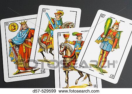 Stock Photo - Spanish cards. Fotosearch
