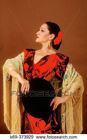 Stock Photo - Spanish Dancer. Madrid. Spain. Fotosearch