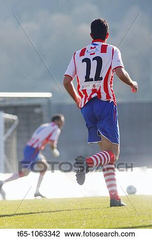 Stock Image - Spanish football league, Segunda Divisi? n B, CD Lugo players. Lugo, Galicia, Spain. Fotosearch