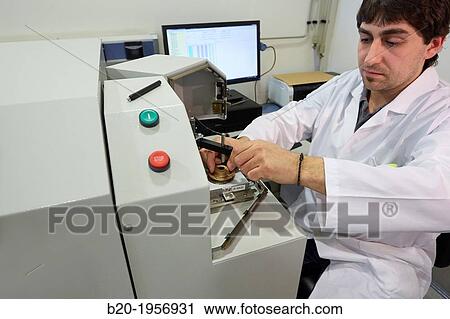 Spectrometer. Spark. Atomic emission spectrometry. Chemical Analysis Laboratory. Technological Services to Industry. Tecnalia Research & Innovation, Donostia, San Sebastian, Gipuzkoa, Basque Country, Spain. View Large Photo Image Stock Image - Spectrometer. Spark. Atomic emission spectrometry. Chemical Analysis Laboratory. Technological Services to Industry. Tecnalia Research & Innovation, Donostia, San Sebastian, Gipuzkoa, Basque Country, Spain.. Fotosearch