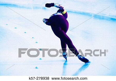 Speed Skating View Large Photo Image Stock Photo - Speed Skating. Fotosearch