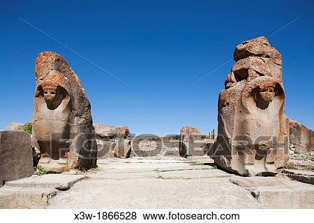 sphinx gate, archaeological area, alacahoyuk, hattusa area, central anatolia, turkey, asia View Large Photo Image Stock Photo - sphinx gate, archaeological area, alacahoyuk, hattusa area, central anatolia, turkey, asia. Fotosearch