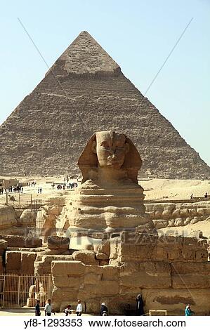 Sphinx Pyramids Giza Egypt View Large Photo Image Stock Image - Sphinx Pyramids Giza Egypt. Fotosearch