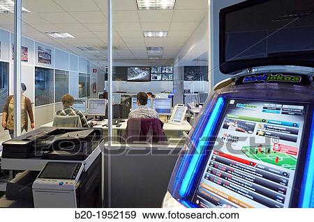 Sports Bookmaker. Betting terminals. KirolSoft. Eibar. Gipuzkoa, Basque Country, Spain. View Large Photo Image Stock Photo - Sports Bookmaker. Betting terminals. KirolSoft. Eibar. Gipuzkoa, Basque Country, Spain.. Fotosearch