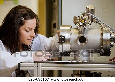 Stock Photo - Sputtering room, ceramic test. Technology and Research Centre. Inasmet-Tecnalia Foundation, San Sebastian, Gipuzkoa, Euskadi. Spain.. Fotosearch