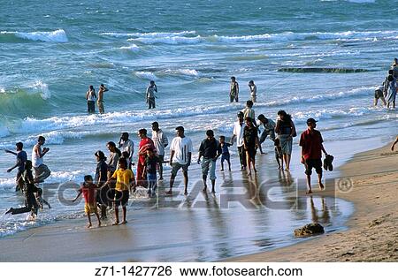 Sri Lanka, Colombo, Galle Face Green, beach, people, View Large Photo Image Stock Photograph - Sri Lanka, Colombo, Galle Face Green, beach, people,. Fotosearch