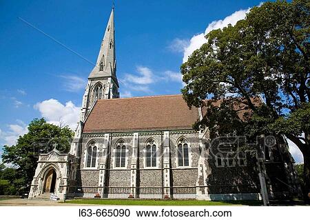 St Alban's church (Sankt Albans Kirke). Copenhaguen. Denmark. View Large Photo Image Stock Image - St Alban's church (Sankt Albans Kirke). Copenhaguen. Denmark.. Fotosearch