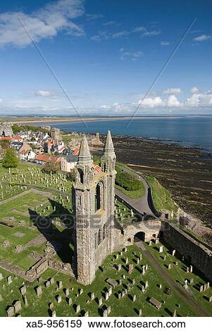 Stock Photo - St Andrews Cathedral, Fife, Scotland, UK. Fotosearch