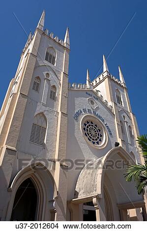 St. Francis Xavier church, Malacca, Malaysia. View Large Photo Image Picture - St. Francis Xavier church, Malacca, Malaysia.. Fotosearch