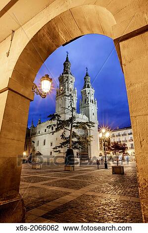 St. James way, Cathedral of Santa Mar? ia de la Redonda at Logroo, La Rioja, Spain. View Large Photo Image Stock Image - St. James way, Cathedral of Santa Mar? ia de la Redonda at Logroo, La Rioja, Spain.. Fotosearch