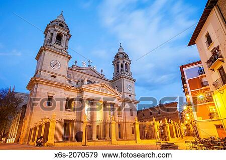 St. James way; Cathedral of Santa Maria la Real, Pamplona, Navarra, Spain. View Large Photo Image Stock Photo - St. James way; Cathedral of Santa Maria la Real, Pamplona, Navarra, Spain.. Fotosearch