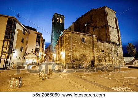 St. James way, Church of Santiago El Real at Logroo, La Rioja, Spain. View Large Photo Image Stock Photo - St. James way, Church of Santiago El Real at Logroo, La Rioja, Spain.. Fotosearch