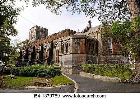 Stock Photo - St John's Parish Church Bridgetown Barbados Caribbean Cruise NCL. Fotosearch