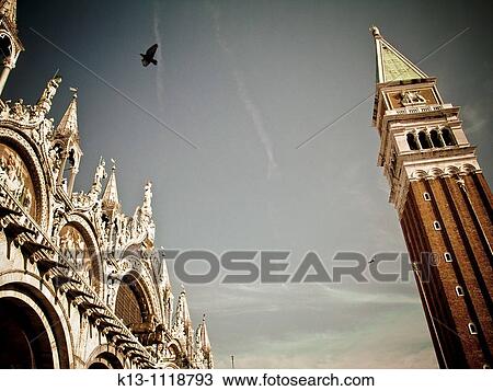 Stock Image - St Mark's Square, Venice, Italy. Fotosearch