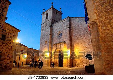 St Mary's cathedral at dusk15th-16th century, CBceres, Extremadura, Spain View Large Photo Image Stock Image - St Mary's cathedral at dusk15th-16th century, CBceres, Extremadura, Spain. Fotosearch