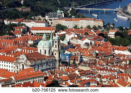 St. Nicholas Church and Vltava river, Prague, Czech Republic View Large Photo Image Stock Photography - St. Nicholas Church and Vltava river, Prague, Czech Republic. Fotosearch