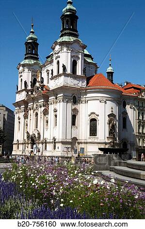 St. Nicholas Church in Staromestske Namesti (Old Town Square), Prague, Czech Republic View Large Photo Image Stock Image - St. Nicholas Church in Staromestske Namesti (Old Town Square), Prague, Czech Republic. Fotosearch