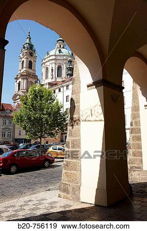 St. Nicholas Church, Malostransk? nBmest? former marketplace, Prague, Czech Republic View Large Photo Image Stock Photo - St. Nicholas Church, Malostransk? nBmest? former marketplace, Prague, Czech Republic. Fotosearch