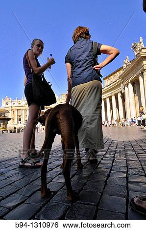 Stock Photograph - St. Peter's Square, Vatican City, Rome, Italy. Fotosearch