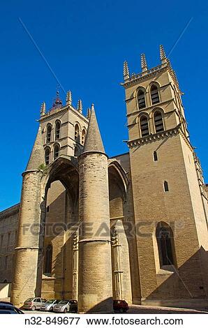 St Pierre cathedral, Montpellier. Herault, Languedoc-Roussillon, France View Large Photo Image Stock Photo - St Pierre cathedral, Montpellier. Herault, Languedoc-Roussillon, France. Fotosearch