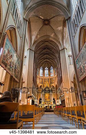 st salvator s cathedral sint salvator cathedral interior bruges brugge west flanders flemish region belgium stock image v45 1398481 fotosearch https www fotosearch com age063 v45 1398481